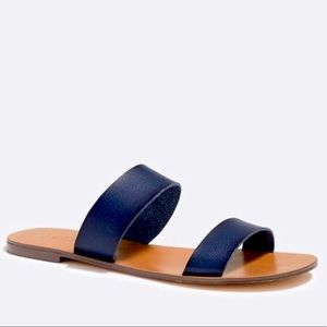 J.Crew navy strap sandals